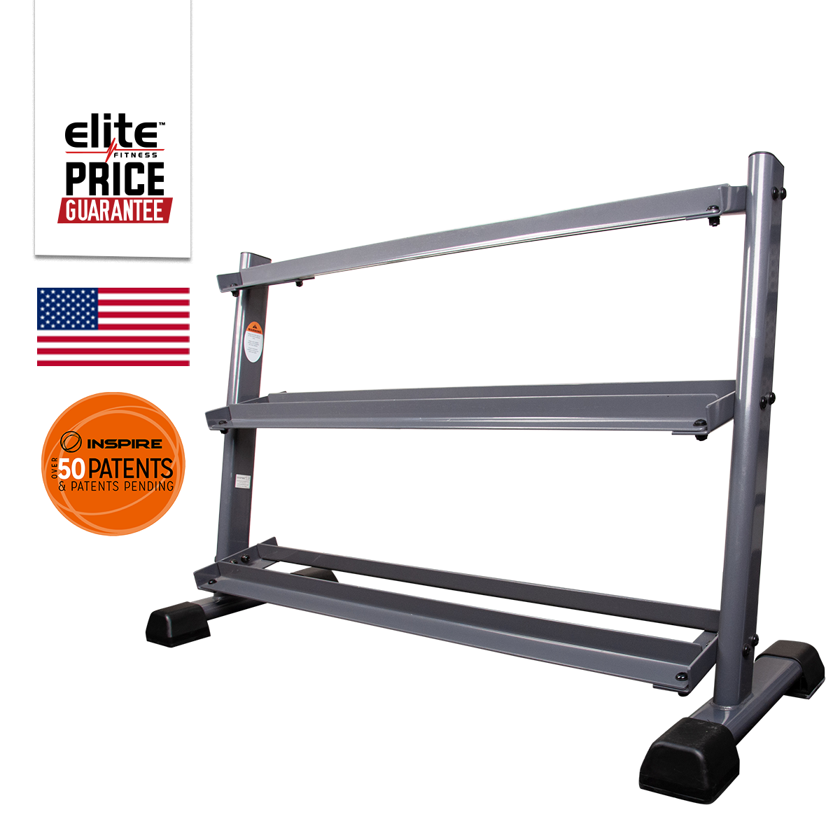 Superior 3-Tier Dumbbell Rack