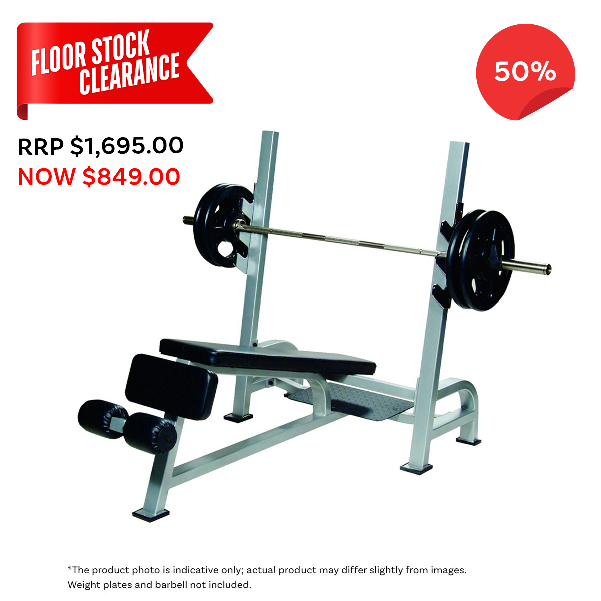 Olympic Decline Bench - Available In St Johns