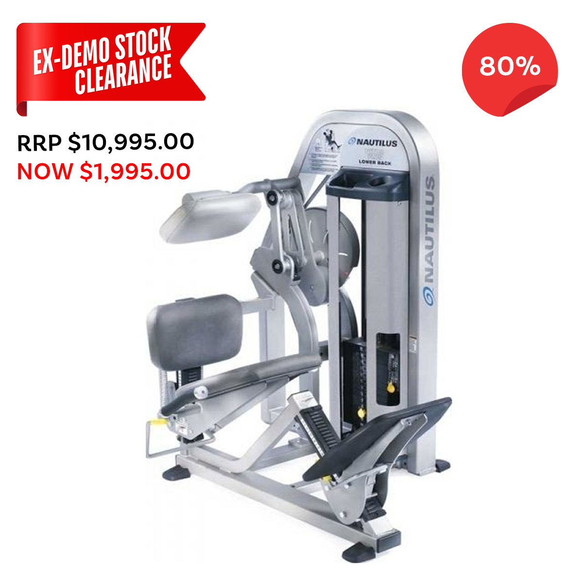 Nitro S3LB Lower Back Machine - Available in Christchurch